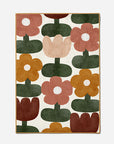 Pattern Rug-Flower Hand Draw