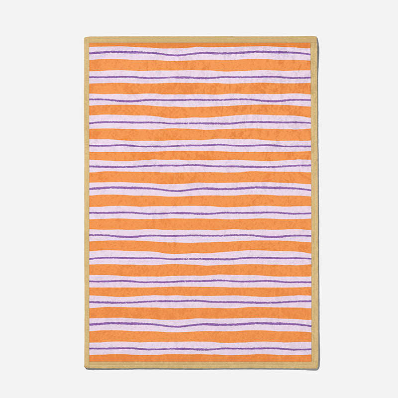 Pattern Rug-Stripe Orange