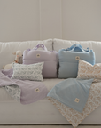 Organic Nap Mat and Blanket Set-Provance Lavender Field