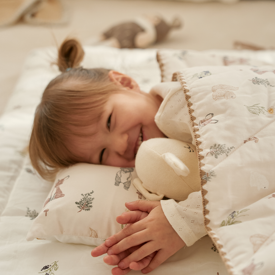 Organic Nap Mat and Blanket Set-Forest