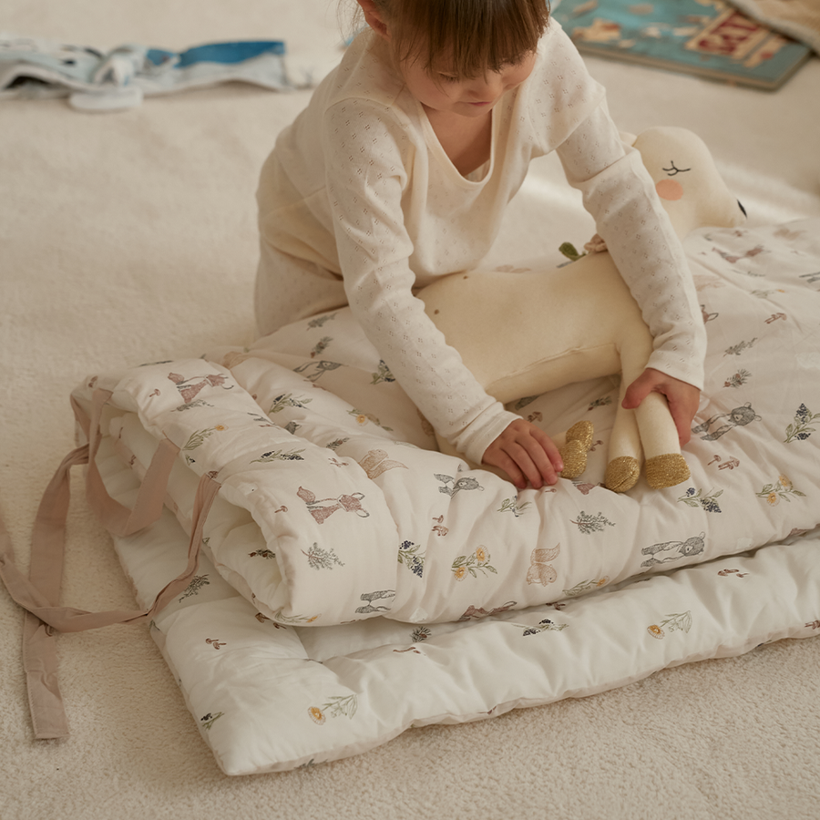 Organic Nap Mat and Blanket Set-Forest