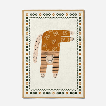 Frame Rug- Cheetah