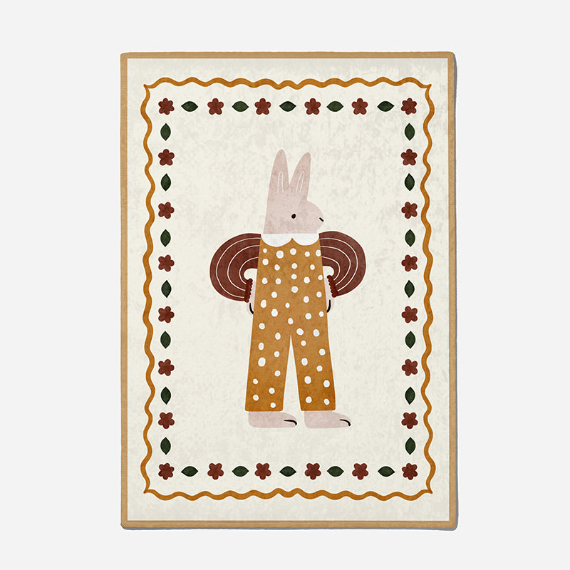 Frame Rug- Rabbit