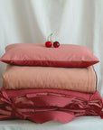 Organic Blanket-Kensington comforter Blanket Cherry and Pink