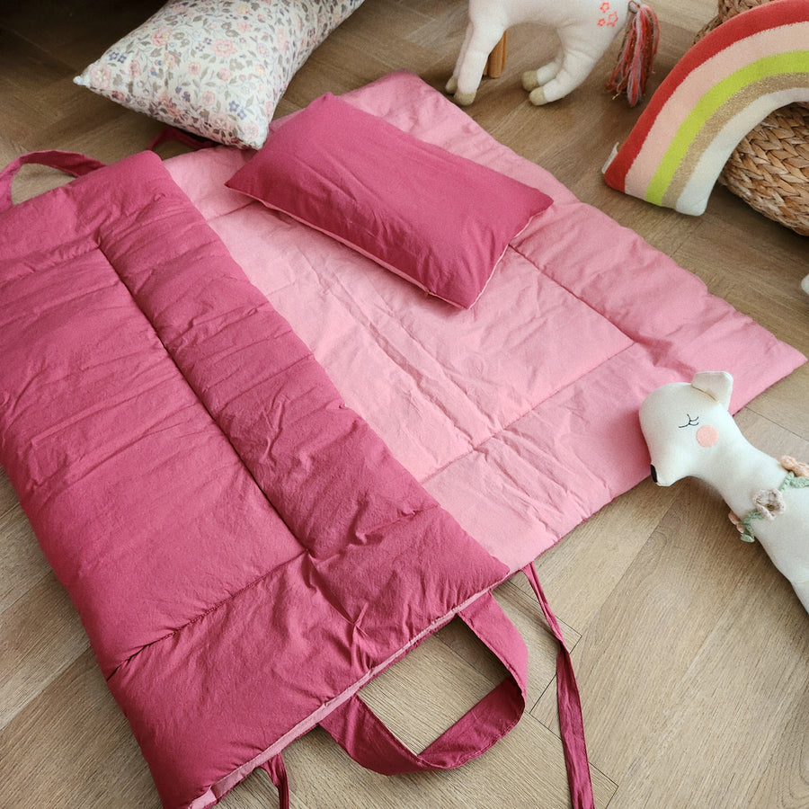 Organic Nap Mat-Kensington Cherry Pink