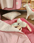 Organic Blanket-Kensington comforter Blanket Cherry and Pink