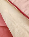 Organic Blanket-Kensington comforter Blanket Cherry and Pink