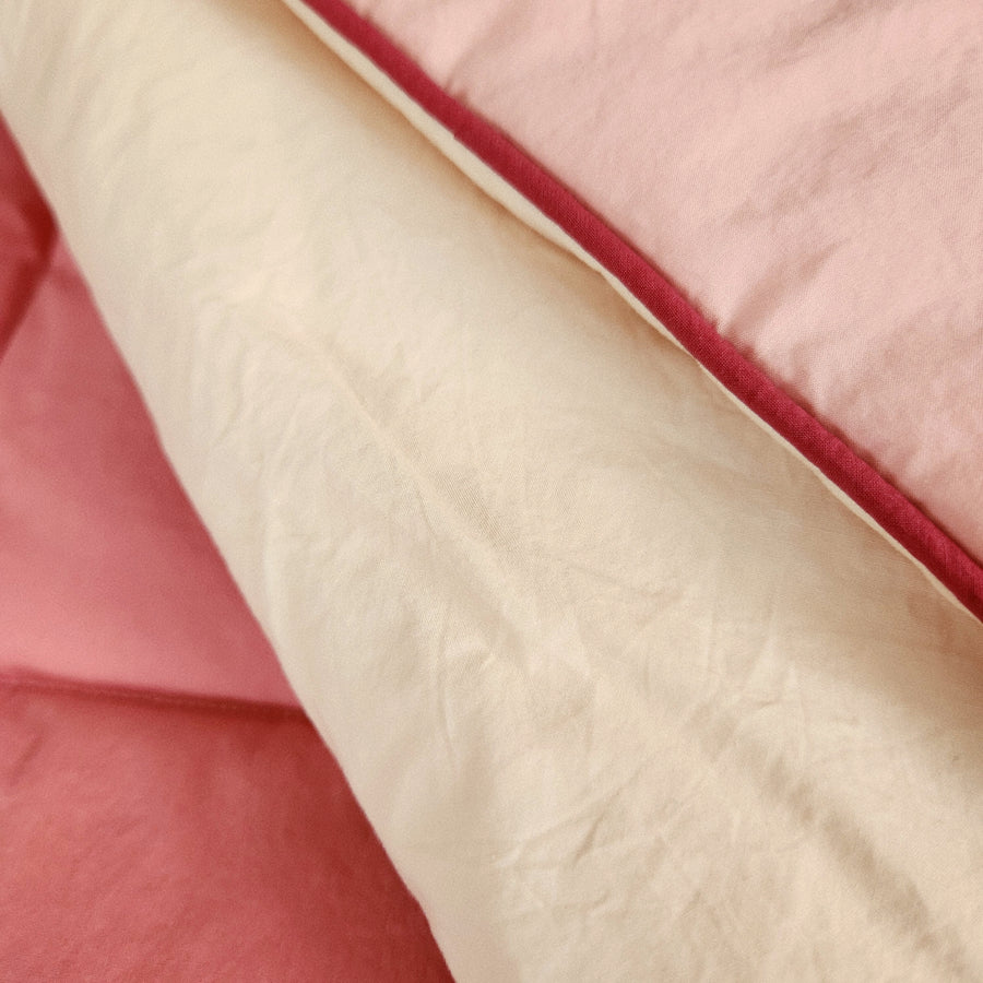 Organic Blanket-Kensington comforter Blanket Cherry and Pink