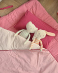 Organic Blanket-Kensington comforter Blanket Cherry and Pink