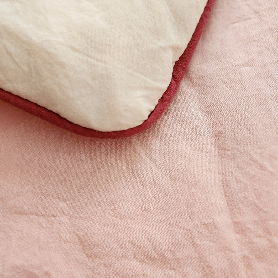 Organic Blanket-Kensington comforter Blanket Cherry and Pink