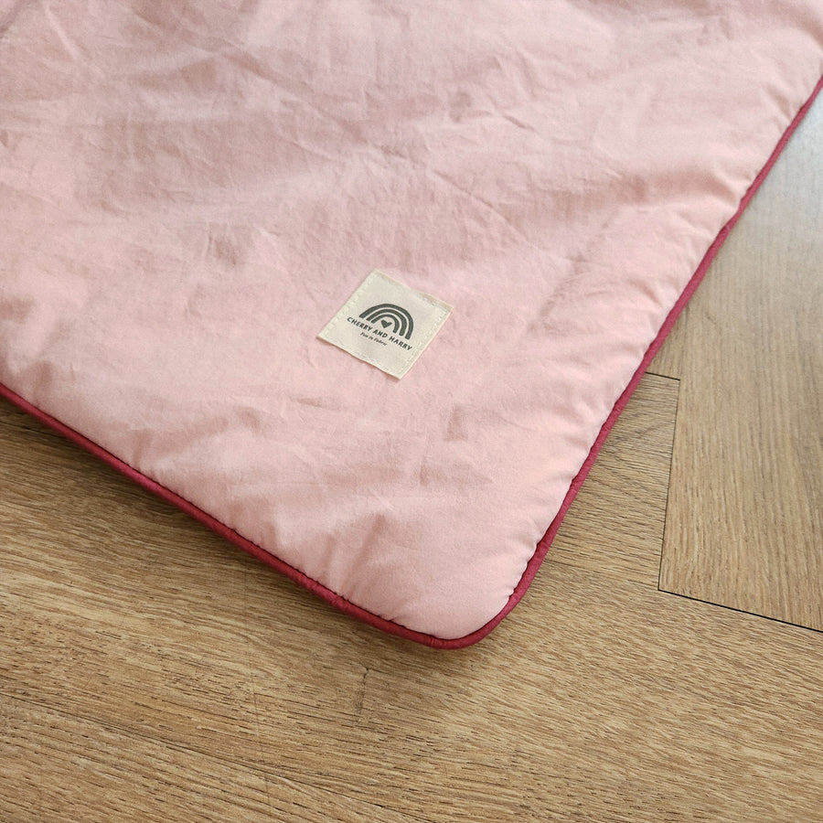 Organic Blanket-Kensington comforter Blanket Cherry and Pink